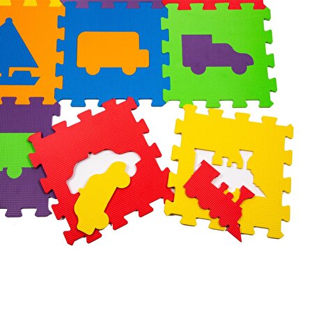 Matrax Eva Puzzle|33x33cm.X 7 Mm.| Taşıtlar